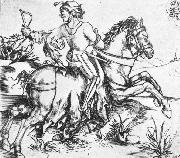 Albrecht Durer The Great Courier oil